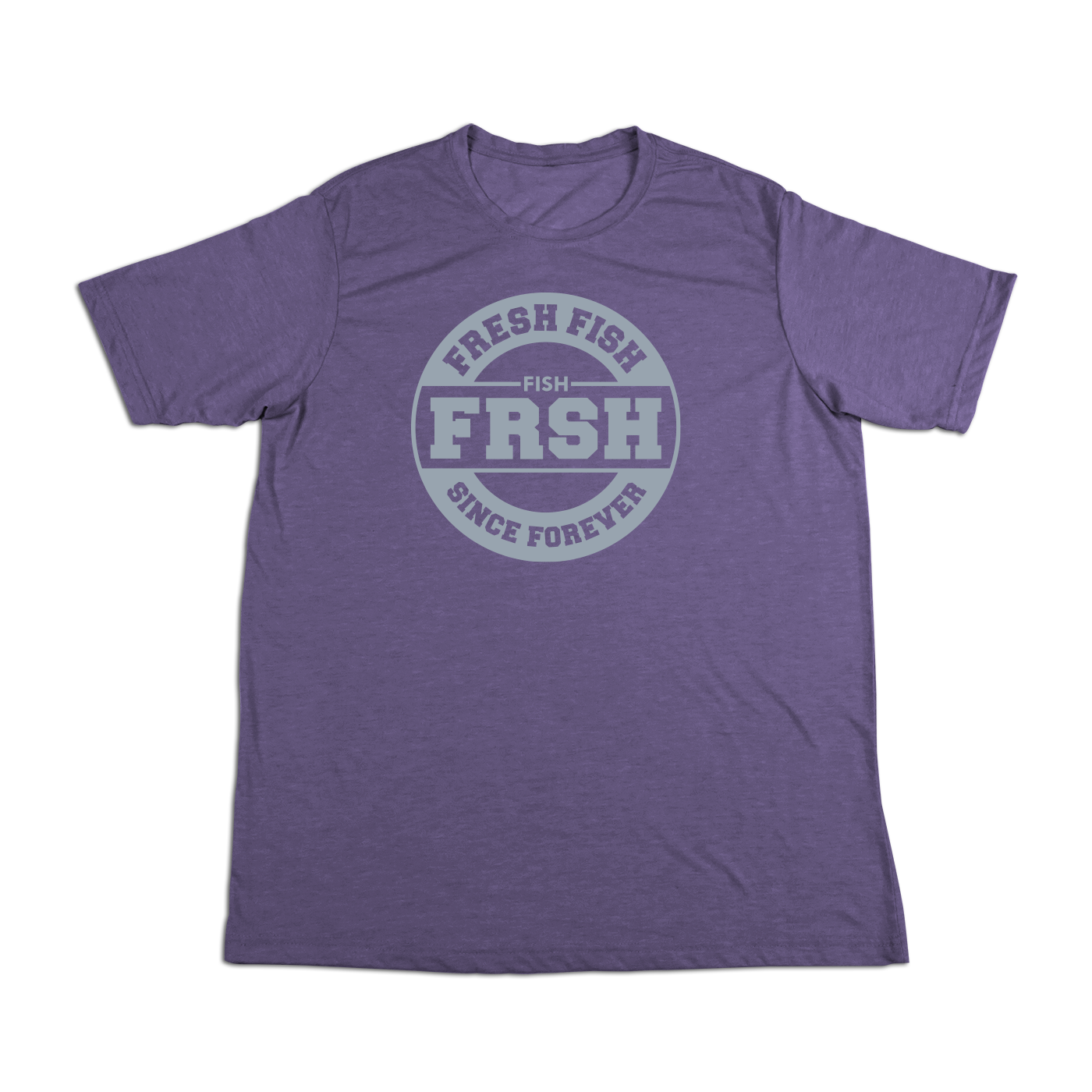 #FRESHFISH Soft Short Sleeve Shirt - Gray Print