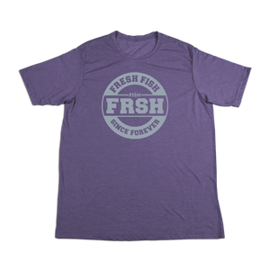 #FRESHFISH Soft Short Sleeve Shirt - Gray Print