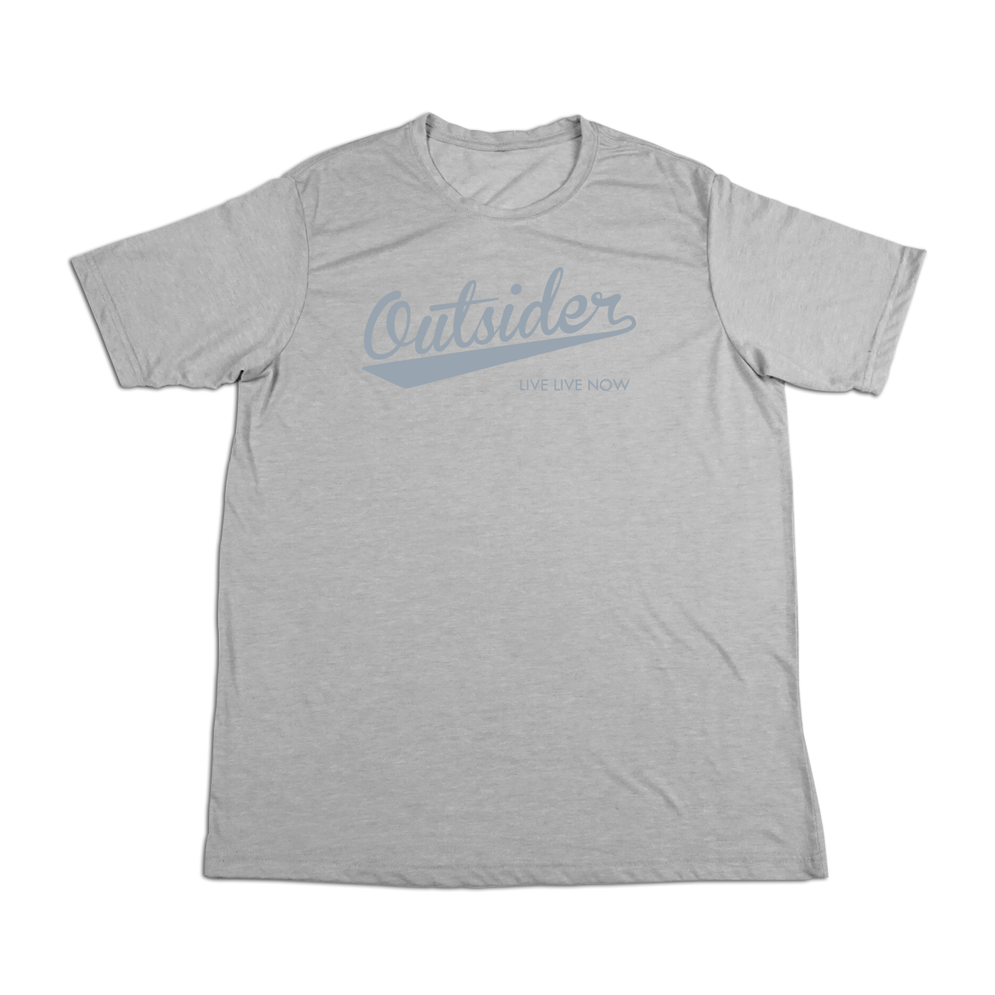 #OUTSIDER Soft Short Sleeve Shirt - Gray Print