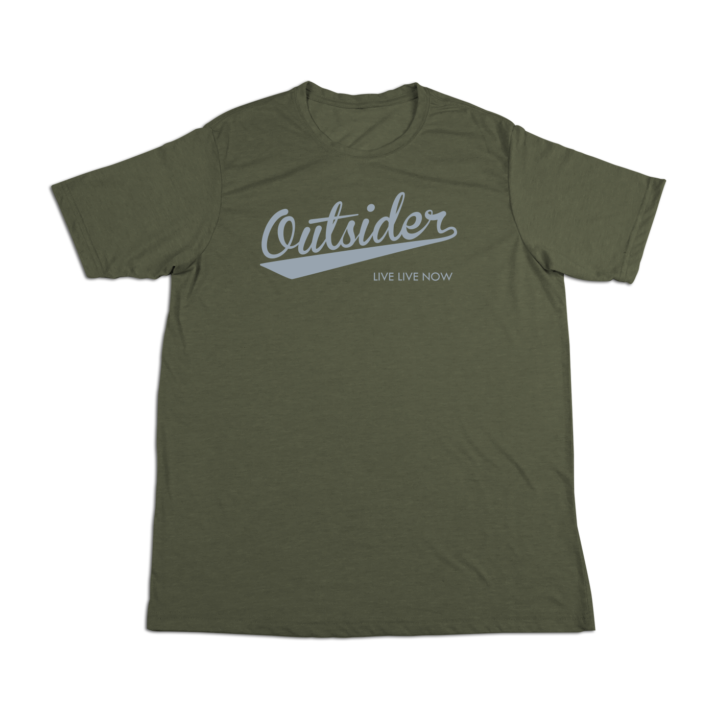 #OUTSIDER Soft Short Sleeve Shirt - Gray Print