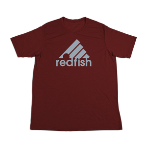 #REDFISH Soft Short Sleeve Shirt - Gray Print