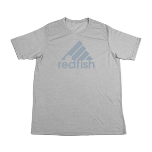 #REDFISH Soft Short Sleeve Shirt - Gray Print