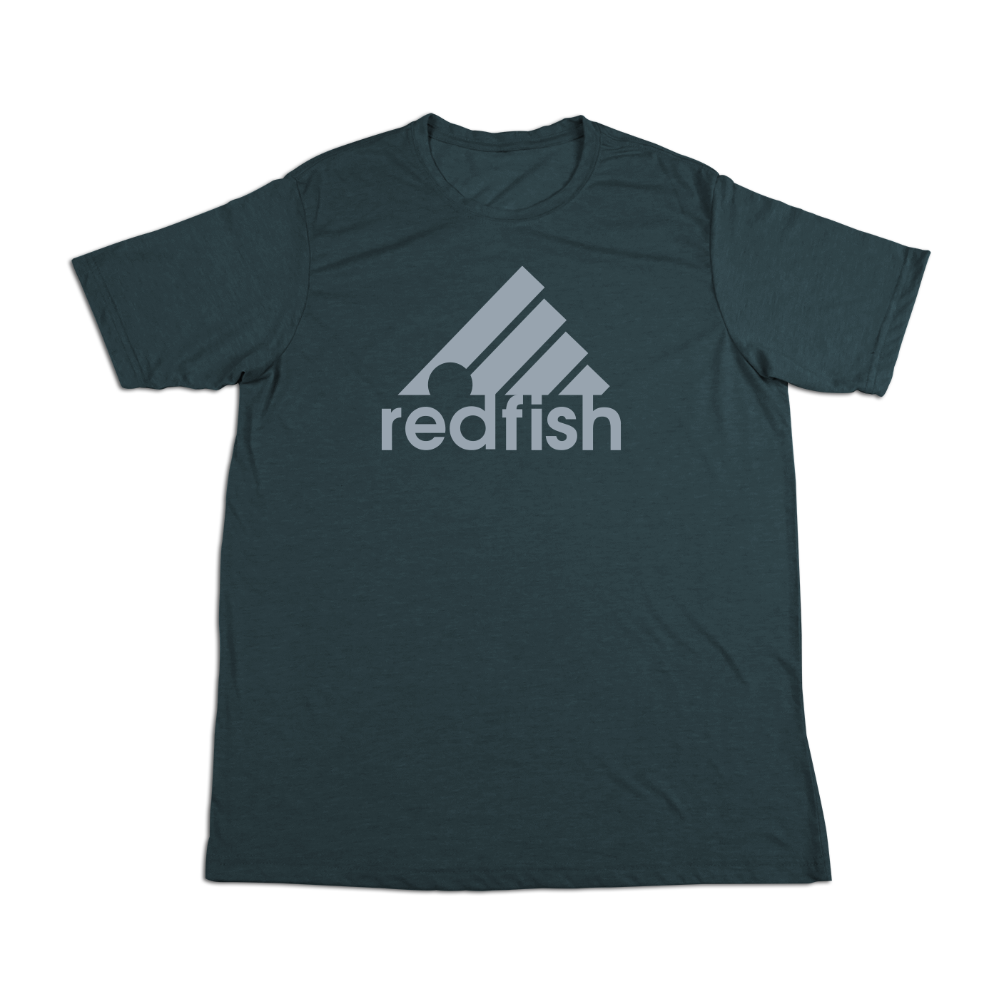 #REDFISH Soft Short Sleeve Shirt - Gray Print