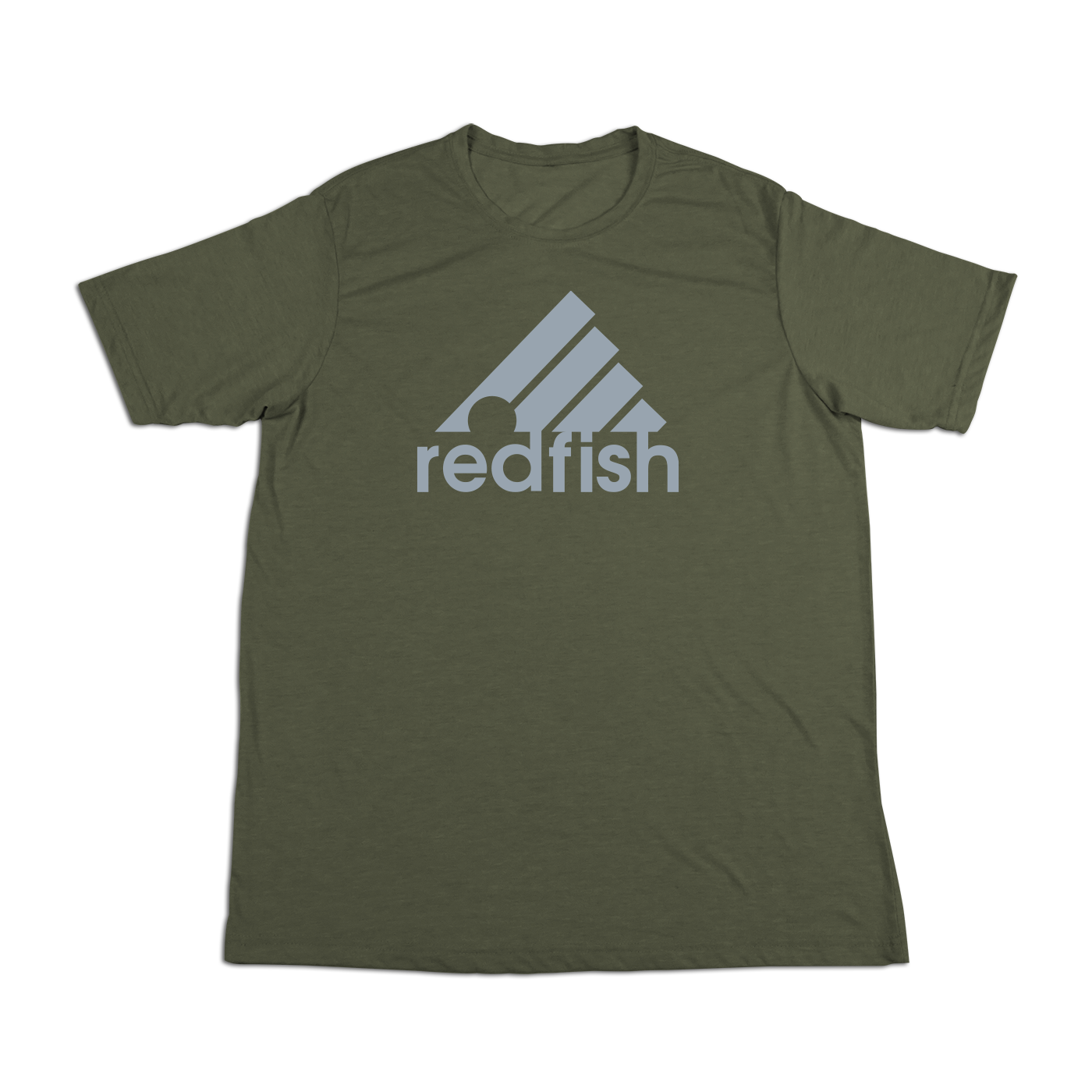 #REDFISH Soft Short Sleeve Shirt - Gray Print