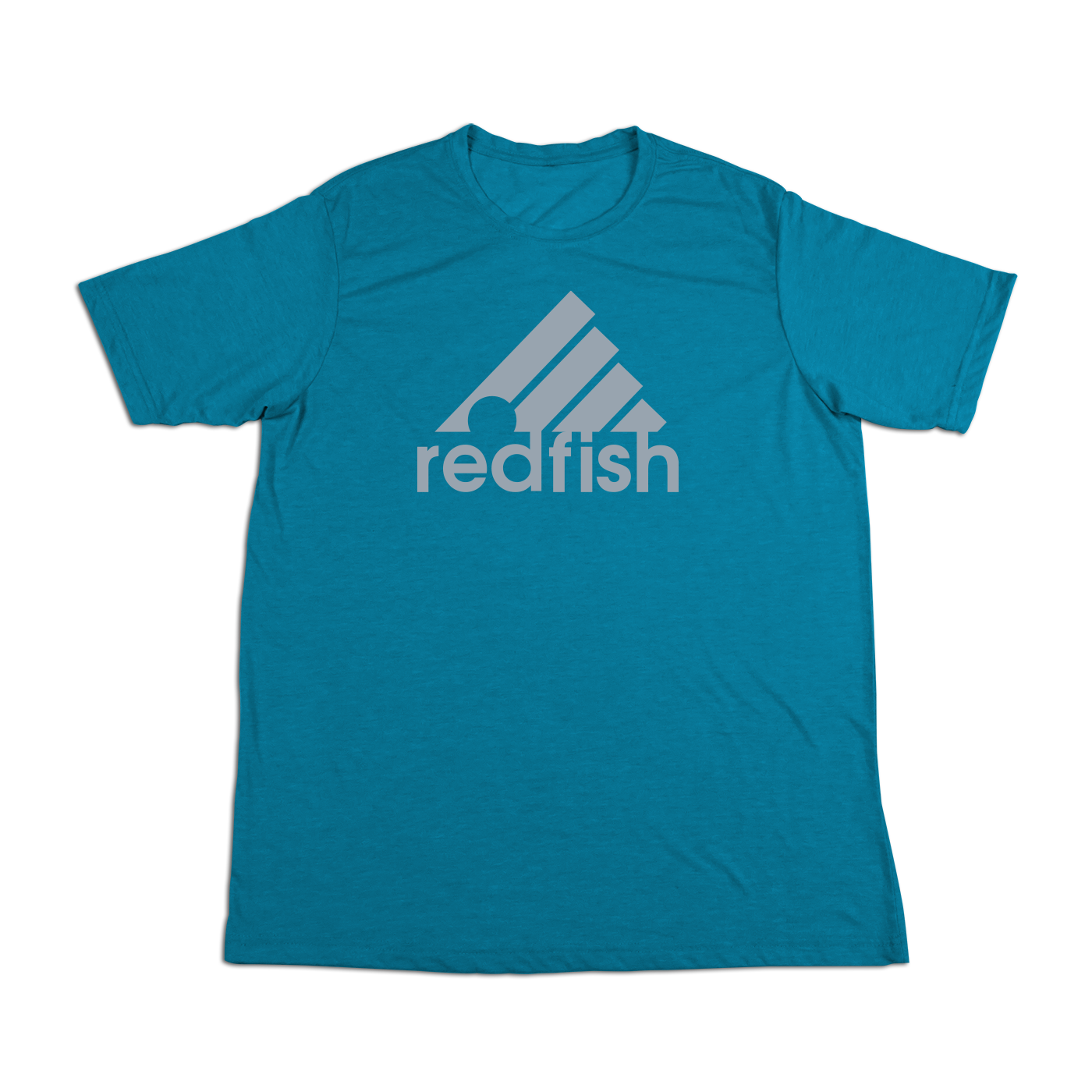 #REDFISH Soft Short Sleeve Shirt - Gray Print