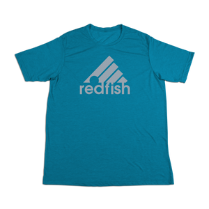 #REDFISH Soft Short Sleeve Shirt - Gray Print