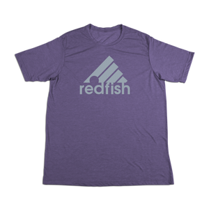 #REDFISH Soft Short Sleeve Shirt - Gray Print
