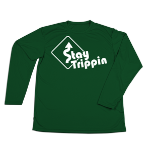 #STAYTRIPPIN Sign Performance Long Sleeve Shirt - Hat Mount for GoPro