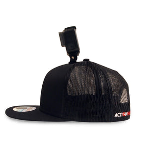 ActionHat Mesh: Gray Curve Bill - Hat Mount for GoPro