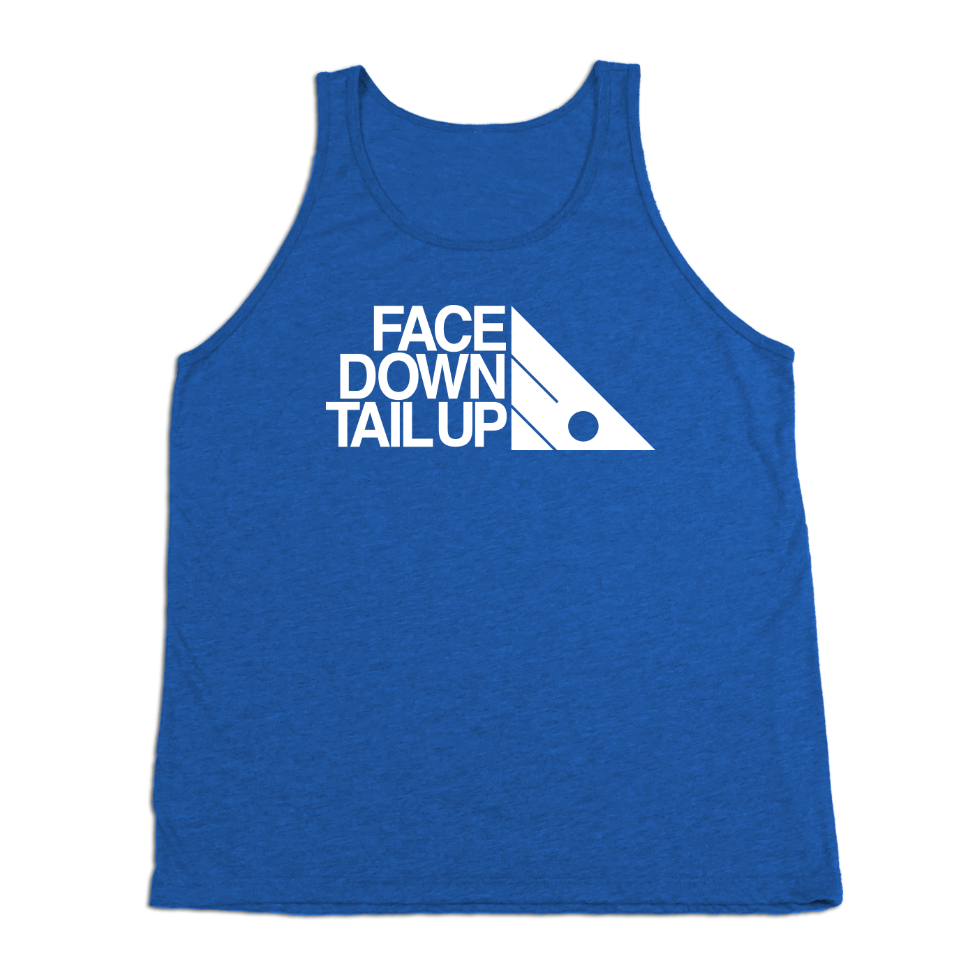 #FACEDOWNTAILUP TriBlend Tank Top - Hat Mount for GoPro