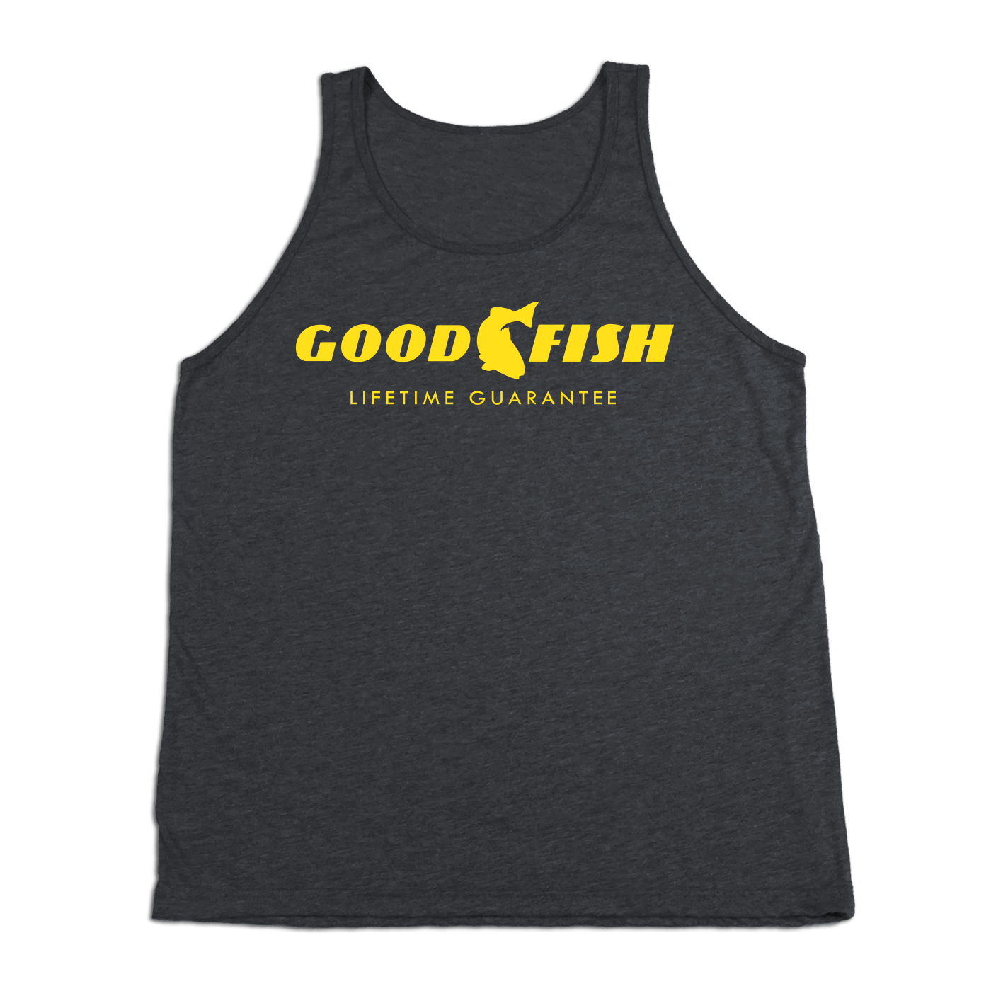 #GOODFISH TriBlend Tank Top - Yellow - Hat Mount for GoPro