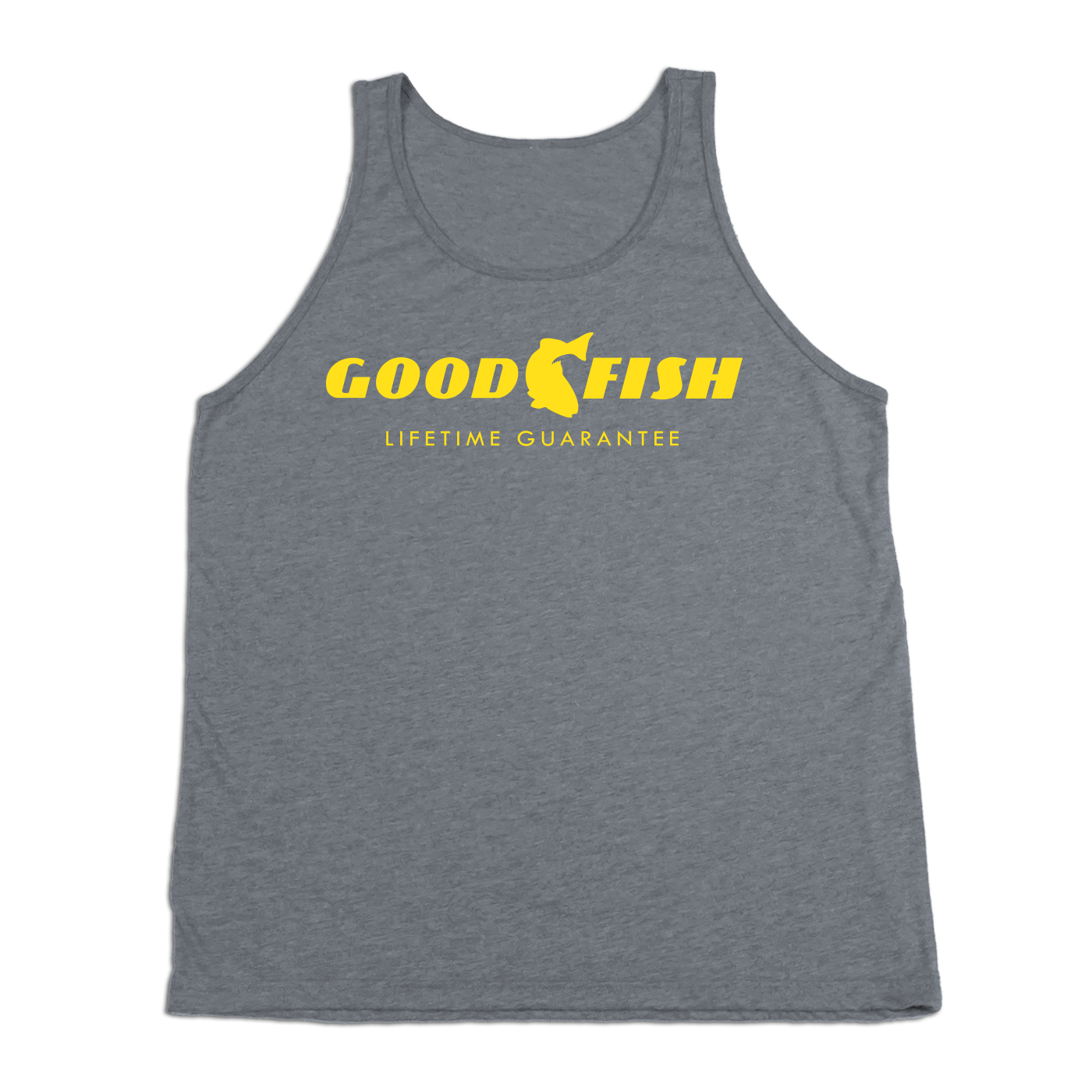 #GOODFISH TriBlend Tank Top - Yellow - Hat Mount for GoPro