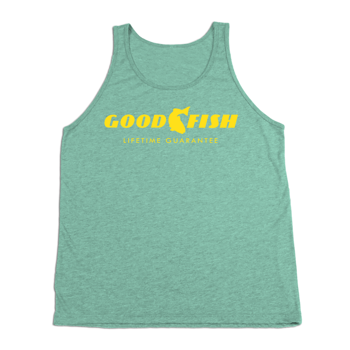 #GOODFISH TriBlend Tank Top - Yellow - Hat Mount for GoPro