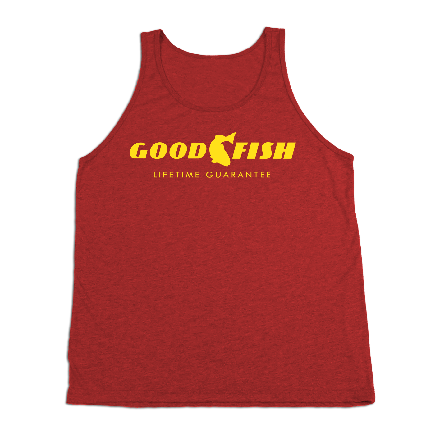 #GOODFISH TriBlend Tank Top - Yellow - Hat Mount for GoPro