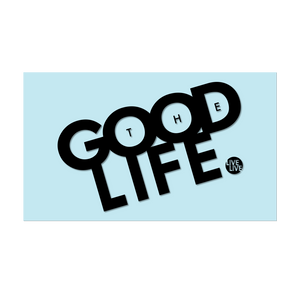 #THEGOODLIFE - 6" Black Decal - Hat Mount for GoPro