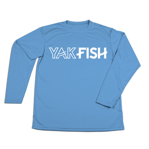 #YAKFISH Performance Long Sleeve Shirt - Hat Mount for GoPro