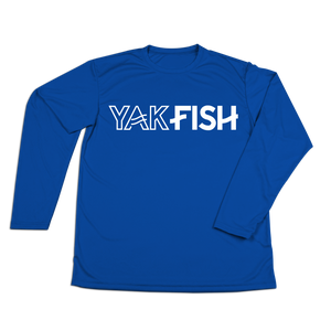 #YAKFISH Performance Long Sleeve Shirt - Hat Mount for GoPro